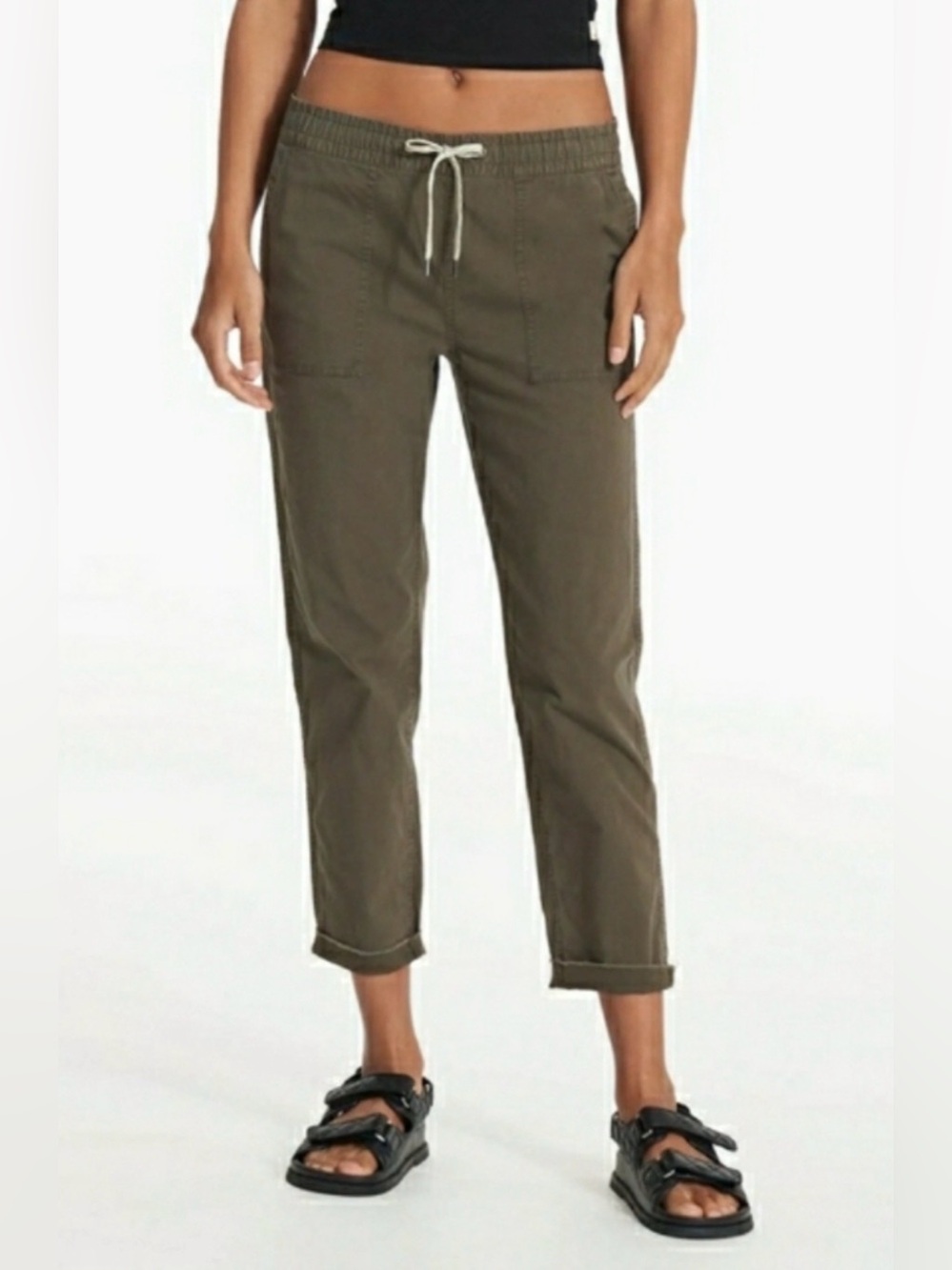 Vuori Women’s Ripstop Pull-on Hiking Pants with Drawstrings Dark Oregano Medium